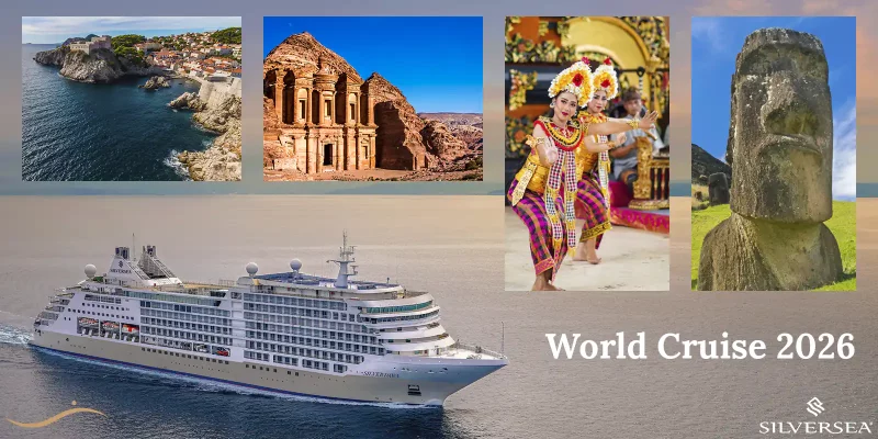Featured Image of Silversea World Cruise 2026 - AG Travel Agent